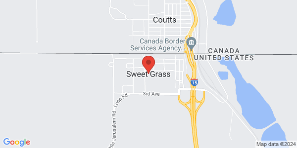 FAST interview location map for Sweetgrass NEXUS and FAST (SBX)