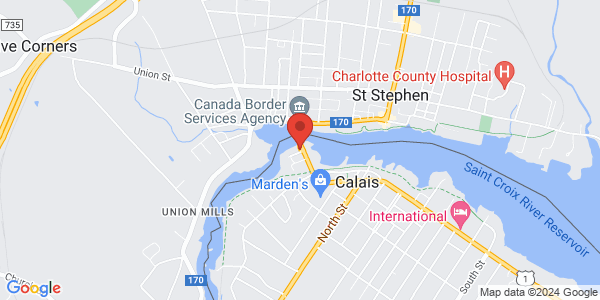 FAST interview location map for Calais Enrollment Center (PNN)